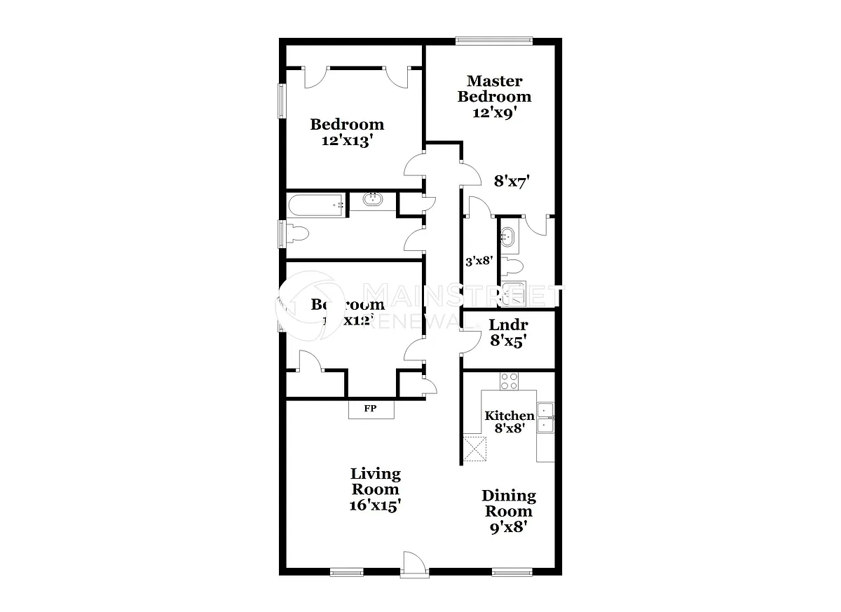 Floor Plan - 128 Stokes Dr