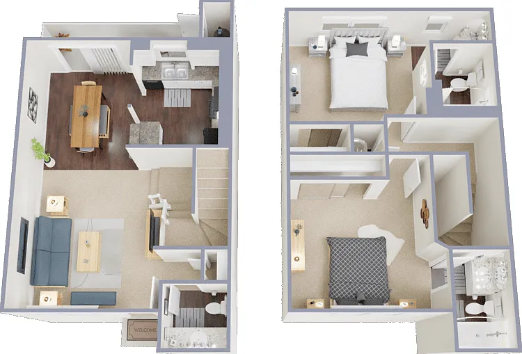 Plan E Floorplan Diagram