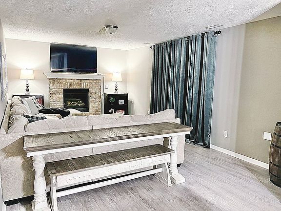 Open floor plan family room