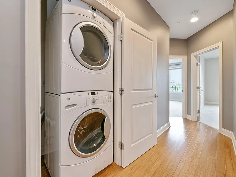 Washer and Dryer in unit on second level