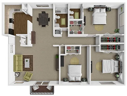 Floor plan Oak