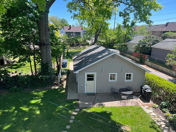 firsts back yard, second yard behind garage