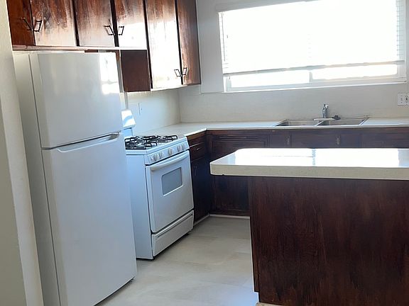 Kitchen with new floors