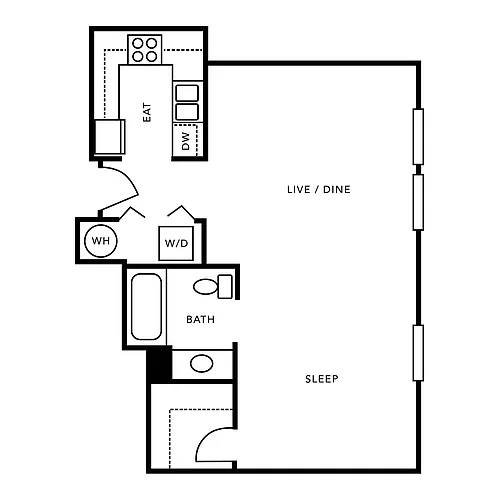 Floor plan Studio