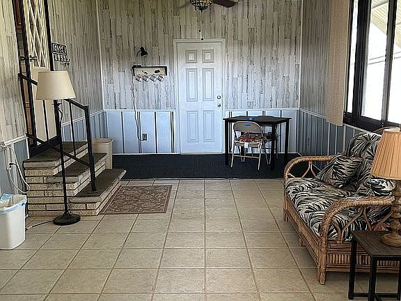 Modern, updated Florida room