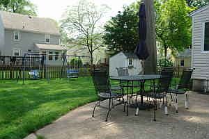 Backyard shady in the pm