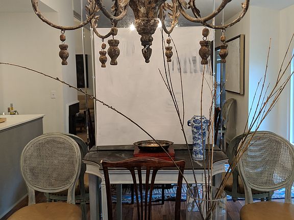 Mirrored Wall in Dining