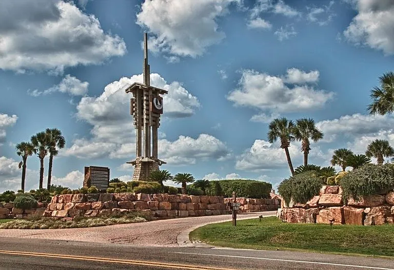 Golf Resort Entrance