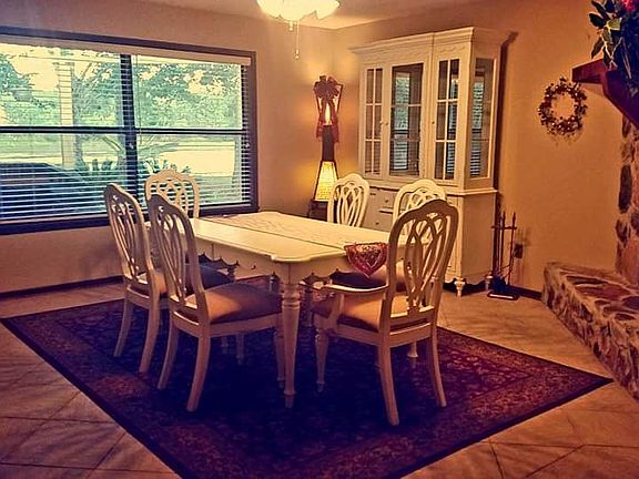 Dining Room with Fireplace 