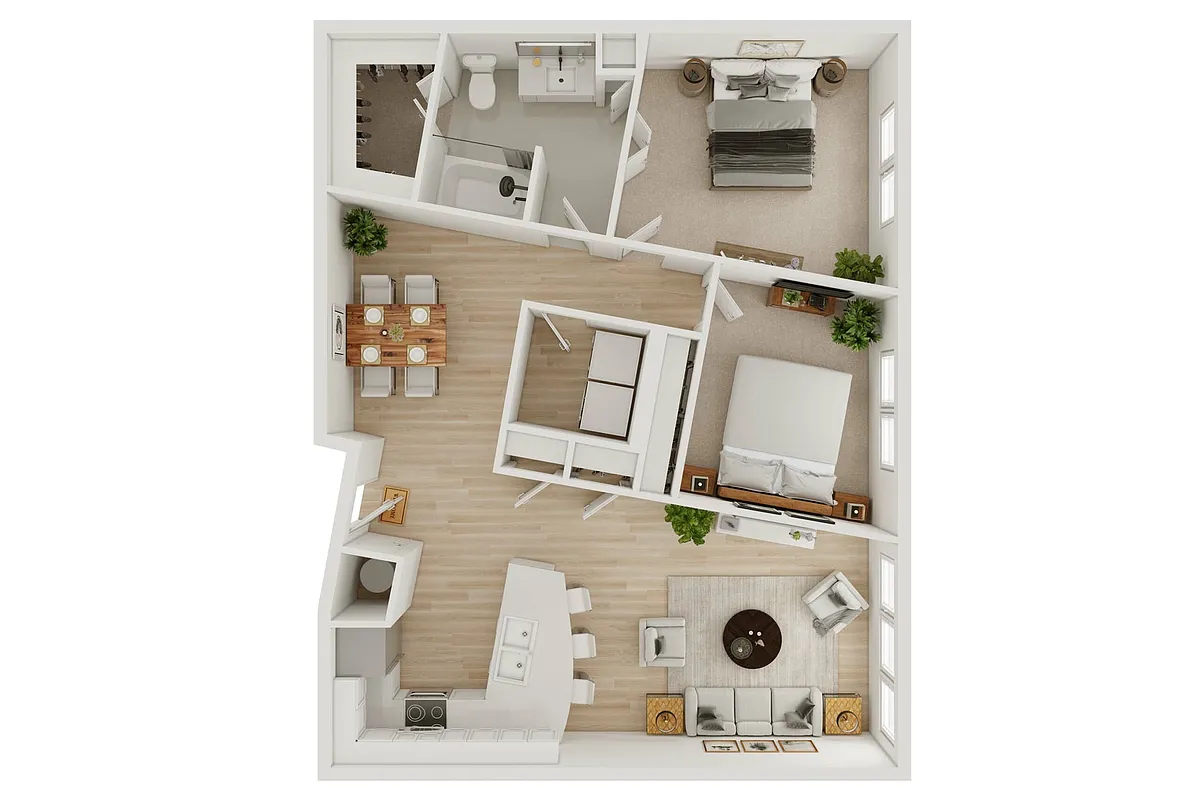 Floor plan B11B-P1