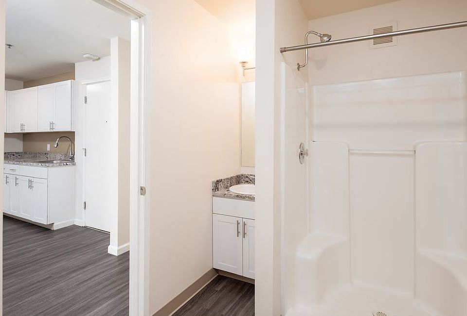 bathroom and shower