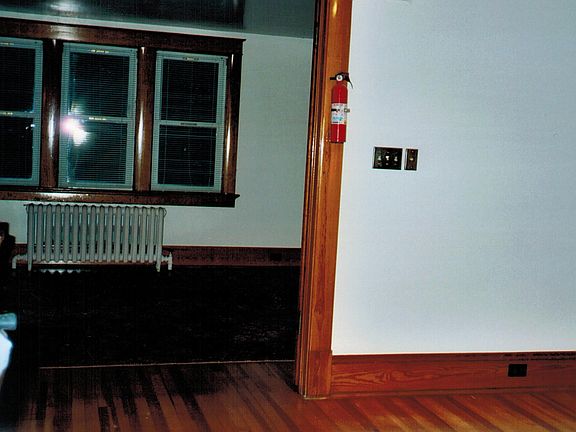 from kitchen looking into living room