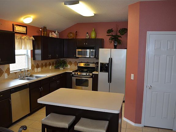 Door in picture is a large pantry.