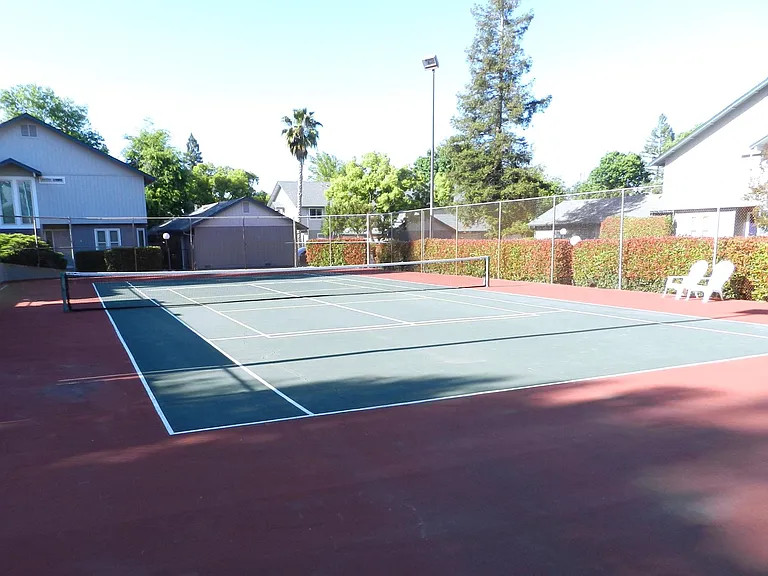 Gated Community tennis court