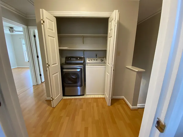 Front load washer and dryer included.