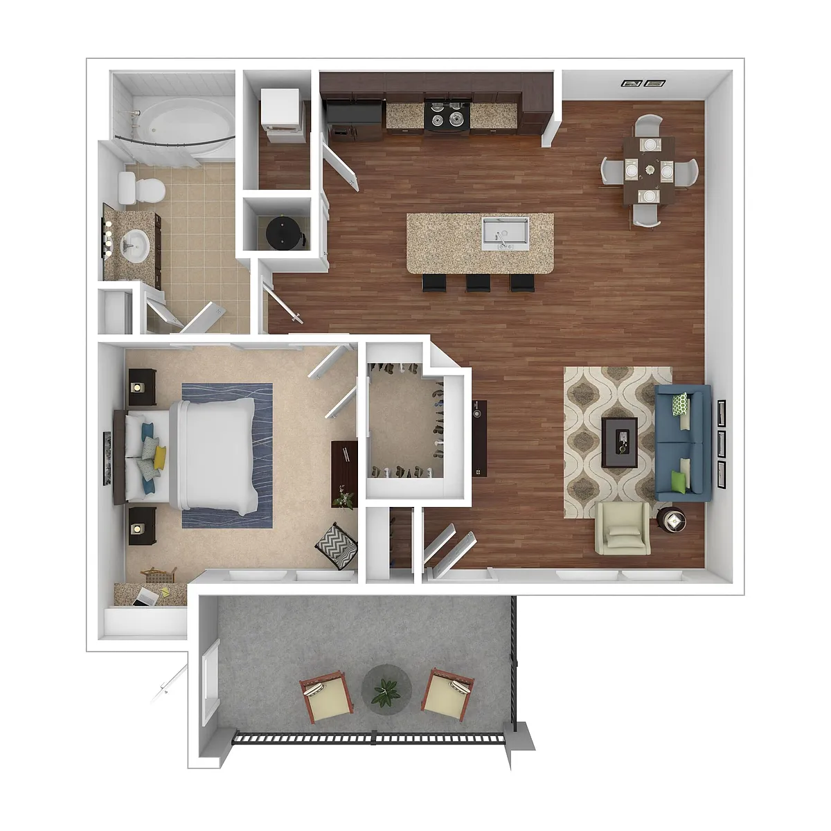 Floor plan Monroe - A2