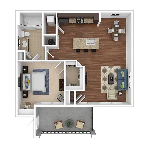 Floor plan Monroe - A2