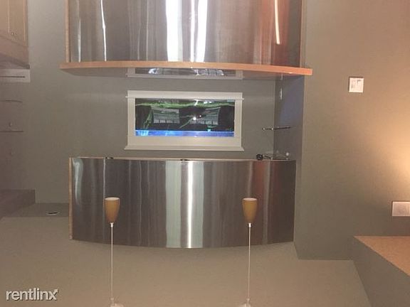 Wet Bar with fish tank