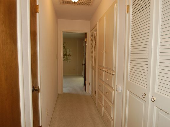 Hallway with lots of storage