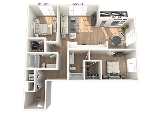 Floor plan B01-FP2