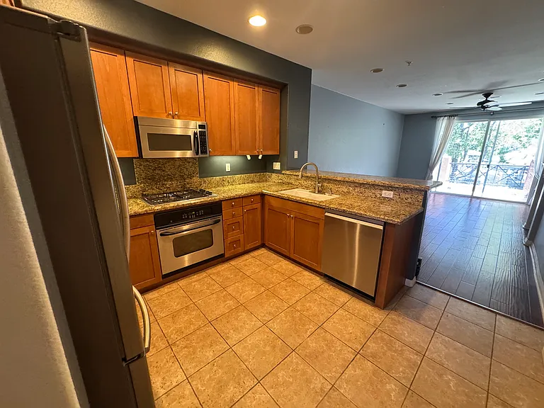 Kitchen and Living Area