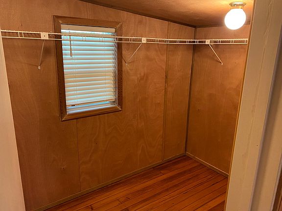 Walk in cedar closet in master bedroom