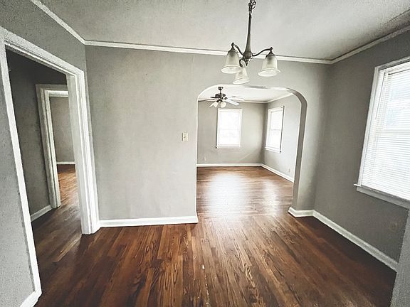 Entryway and dining area