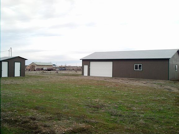 Back yard Looking at Garage