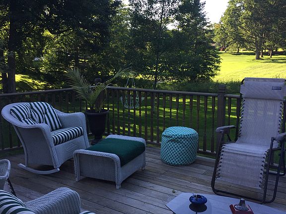 Large deck and large back ya