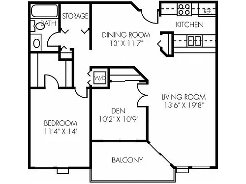 Floor plan 2N Norway Pine Washer/Dryer