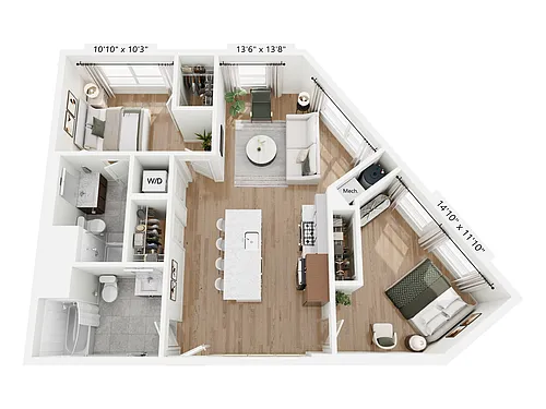 Floor plan B7