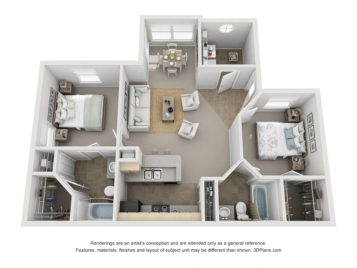 Floor plan 2 Bedroom