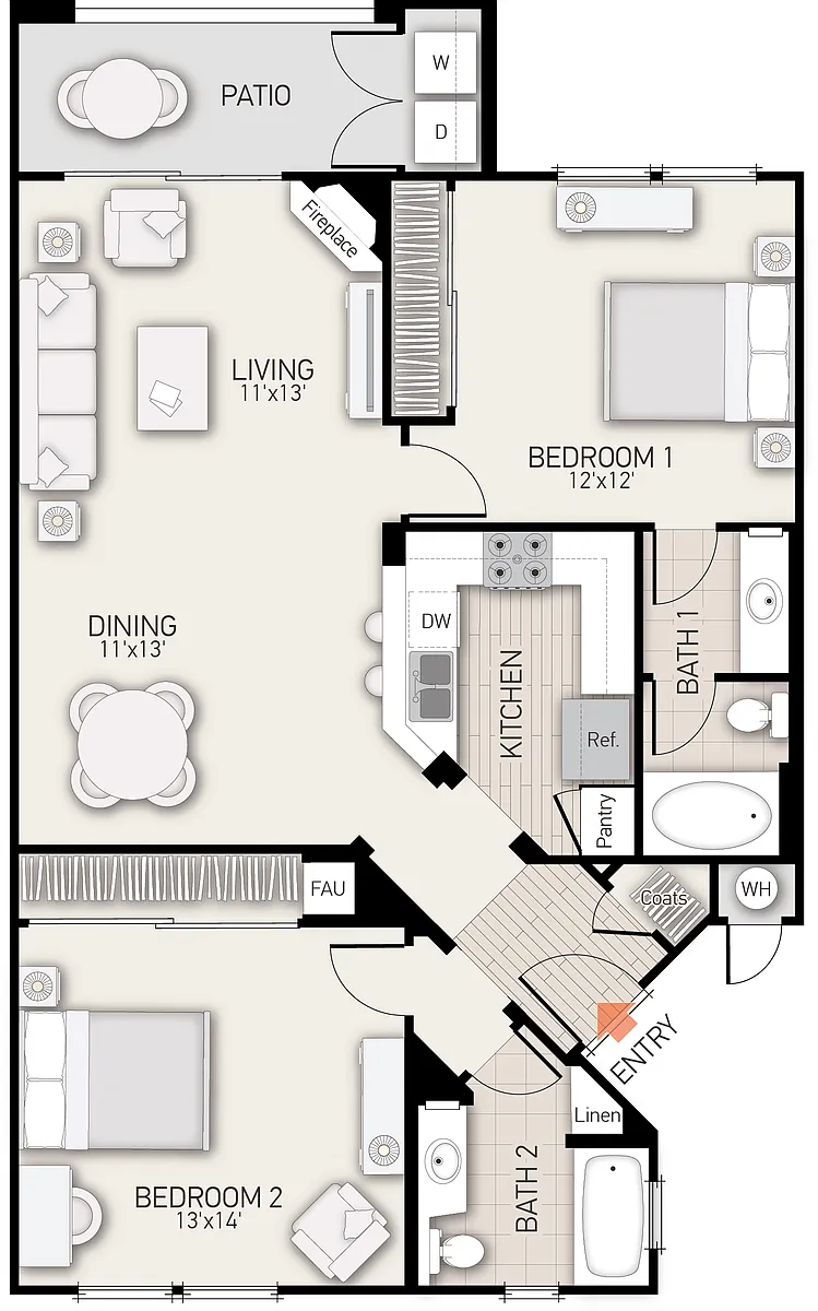 Floor plan Quail Ridge - Plan I