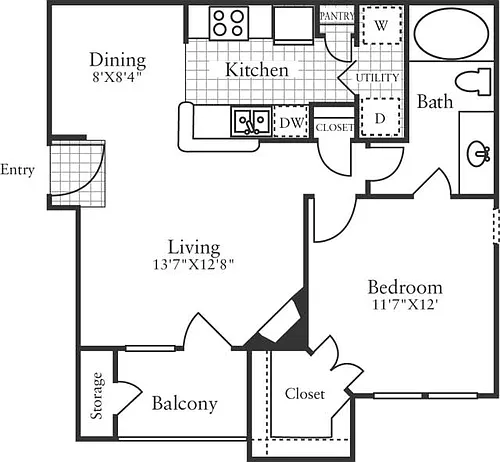 Floor plan A1