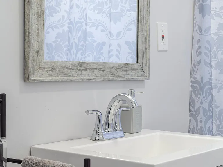 Bathroom close up