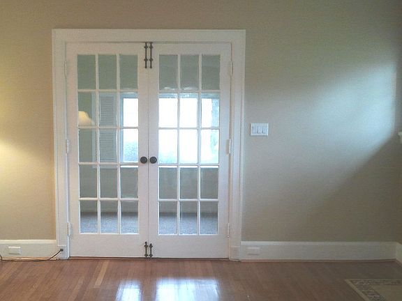 French doors closed