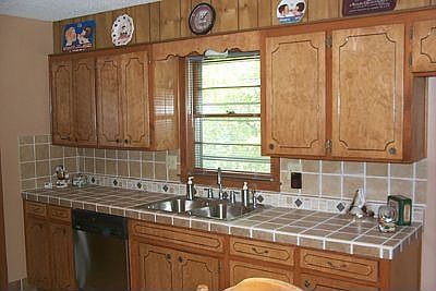 Custom tile counters and floor