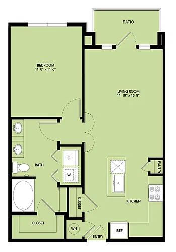 Floor plan A4-763sf-A3.5