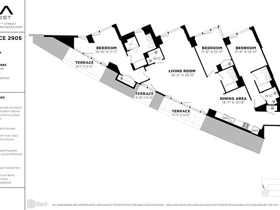 2nd image of 625 W 57th St APT 2905