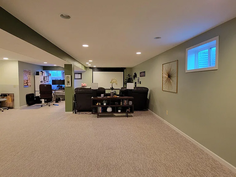 Large finished basement