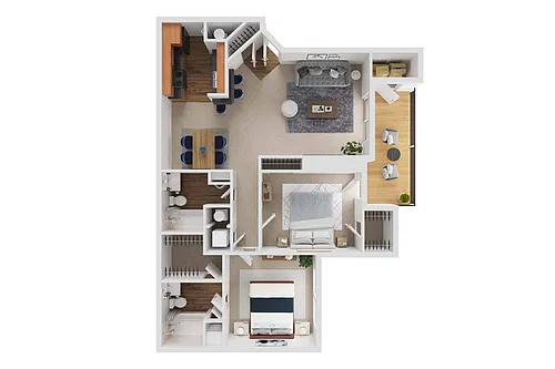 Floor plan The Monroe