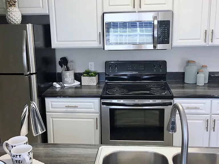 Take advantage of our premium renovation package in select homes and enjoy black-fusion counter tops in your updated kitchen. Your culinary endeavors just got a chic makeover!