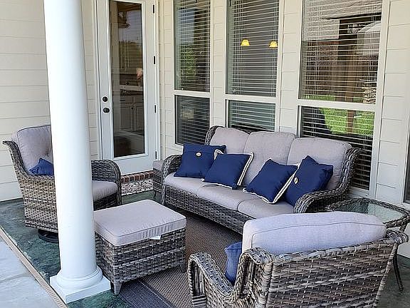 Backyard patio