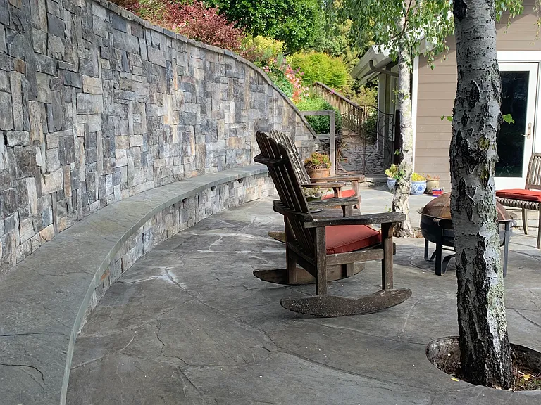 Backyard patio