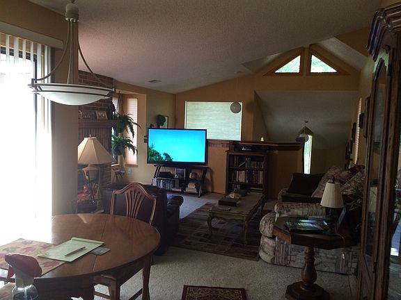 living room and stairway