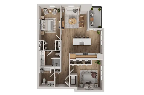 Floor plan Oak