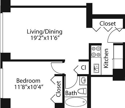 2nd image of 240 E 27th St APT 14E