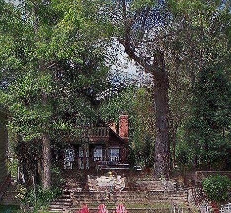 Back of the home