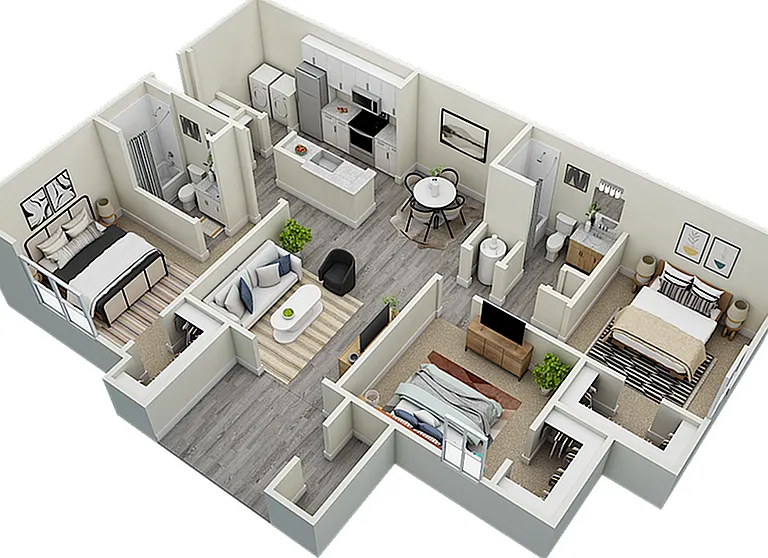 3 Bedroom Enhanced 3 Bedroom Enhanced