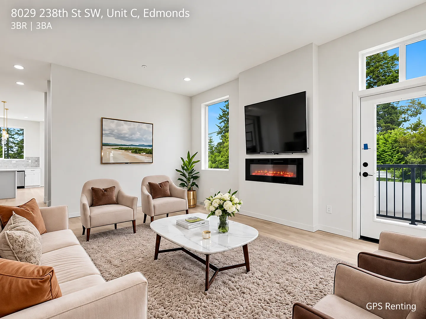 Brand-New 3-Bedroom, 3-Bathroom Townhome in Edmonds — Photo 2
